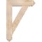 Ekena Millwork Traditional Arts and Crafts Smooth Bracket w/ Offset Brace, Douglas Fir, 7 1/2"W x 28"D x 40"H BKT0806X28X40TRA03SDF - alternate 2